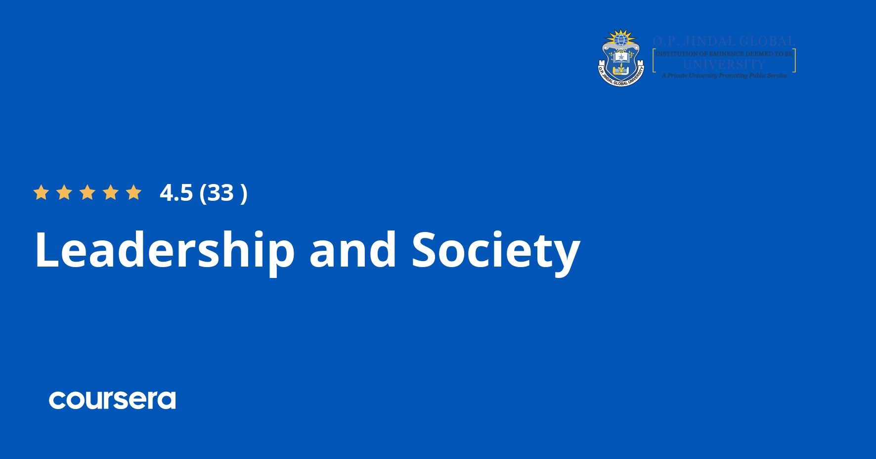 Leadership and Society