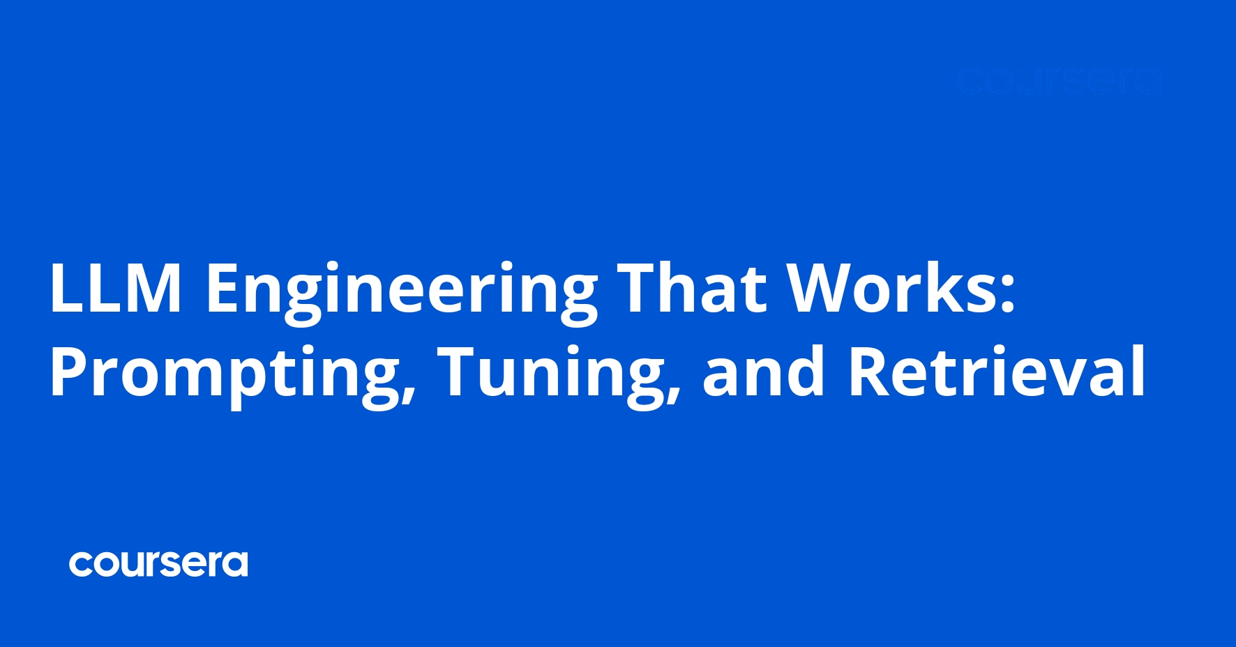 LLM Engineering That Works: Prompting, Tuning, and Retrieval