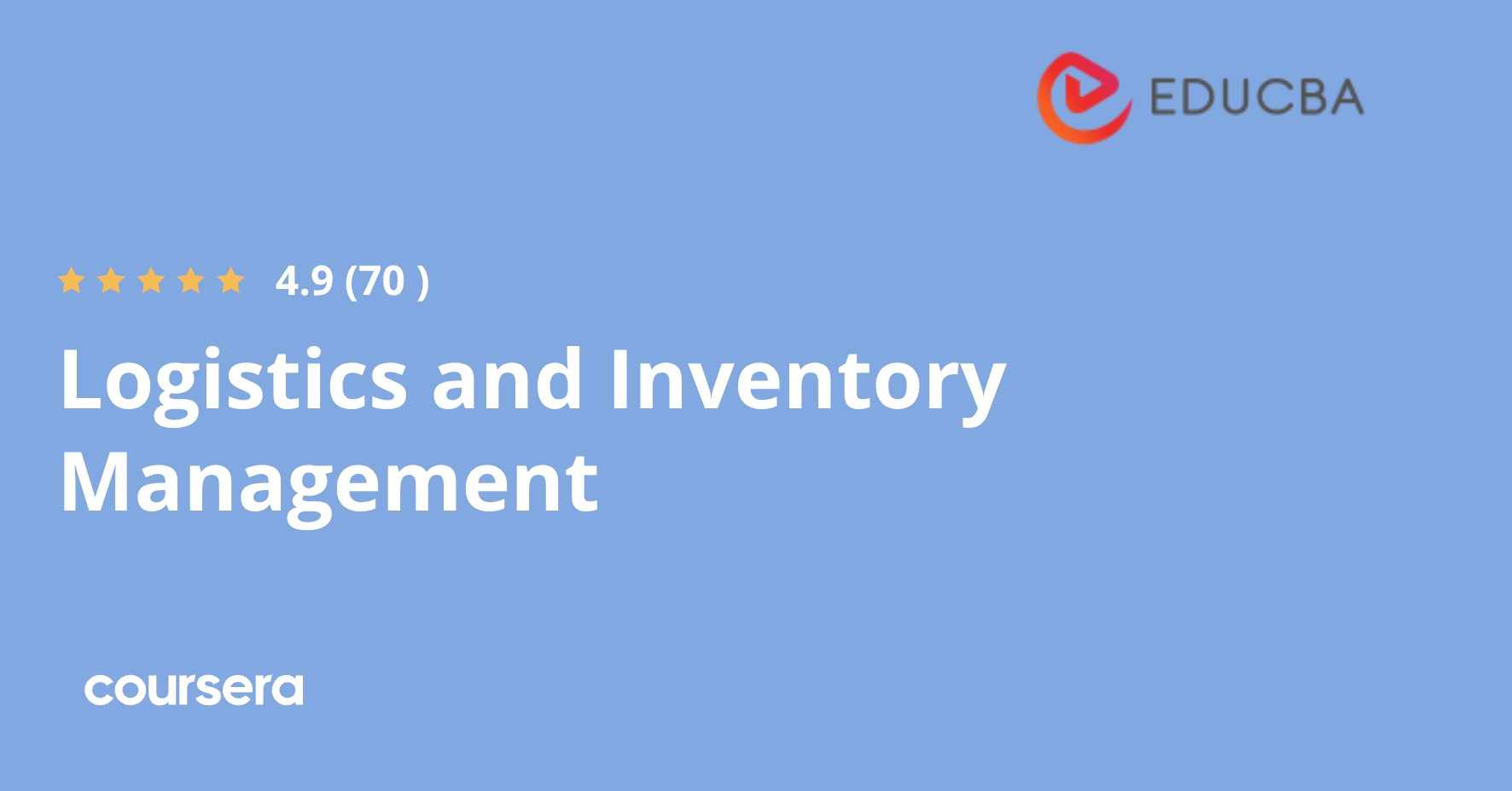 Logistics and Inventory Management | Coursera