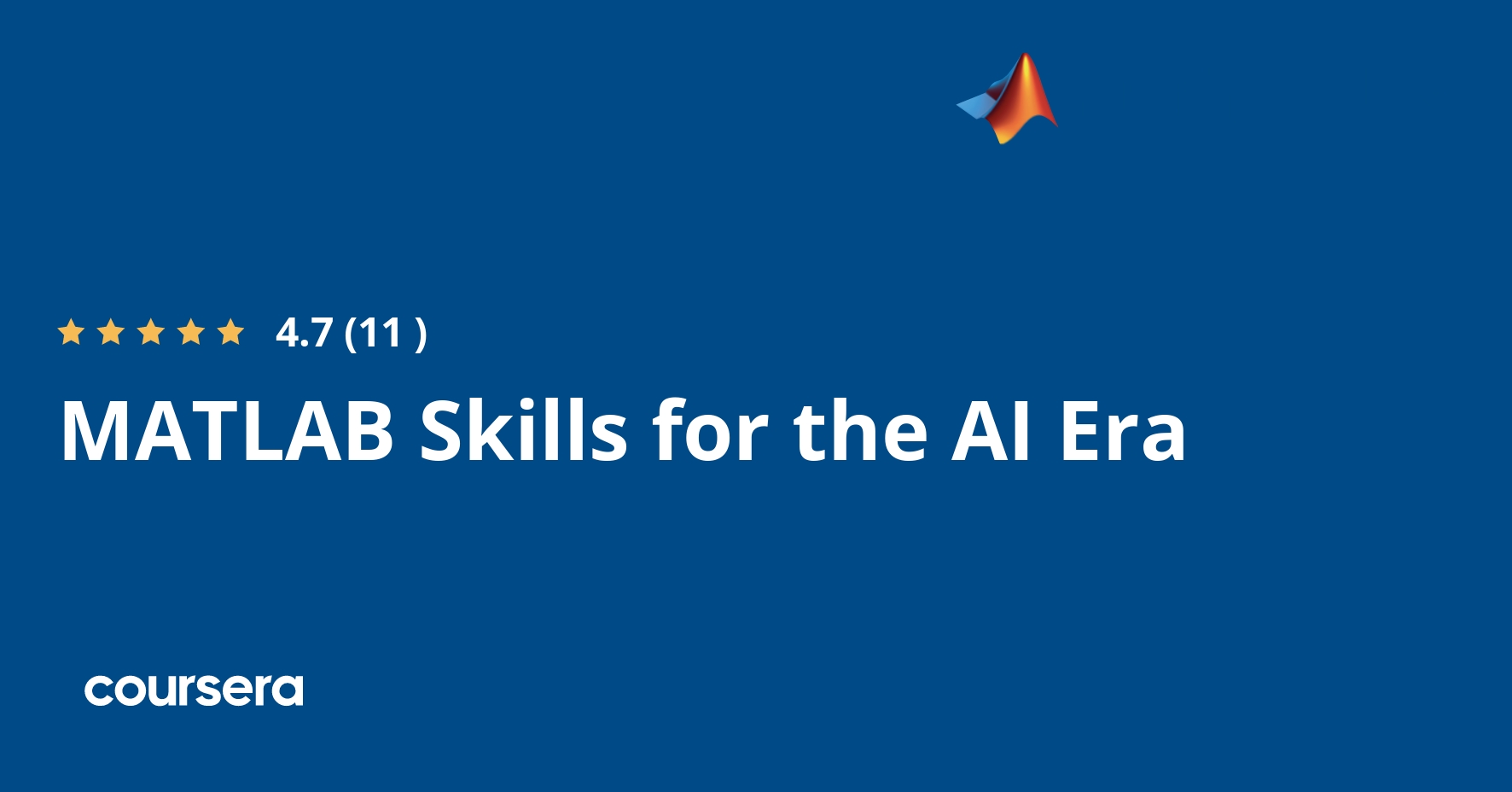 MATLAB Skills for the AI Era