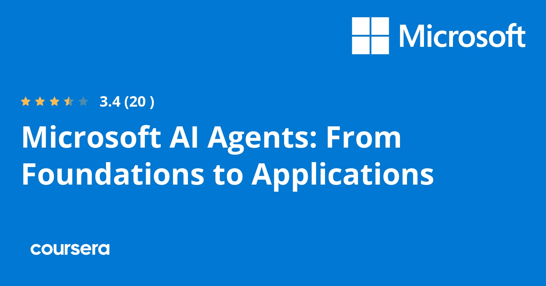 Microsoft AI Agents: From Foundations to Applications