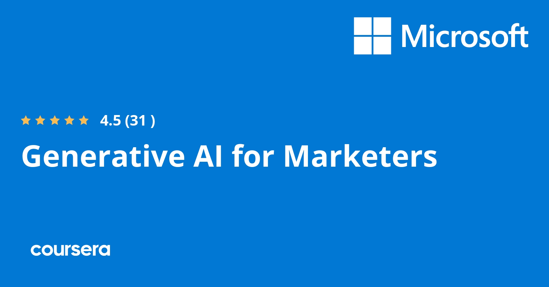 Generative AI for Marketers