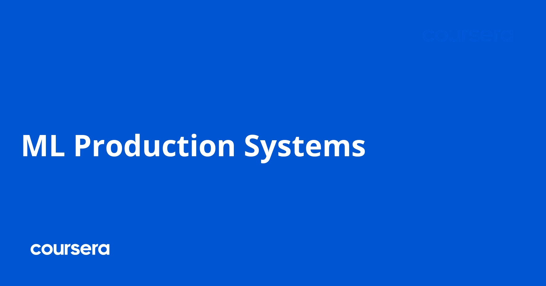 ML Production Systems