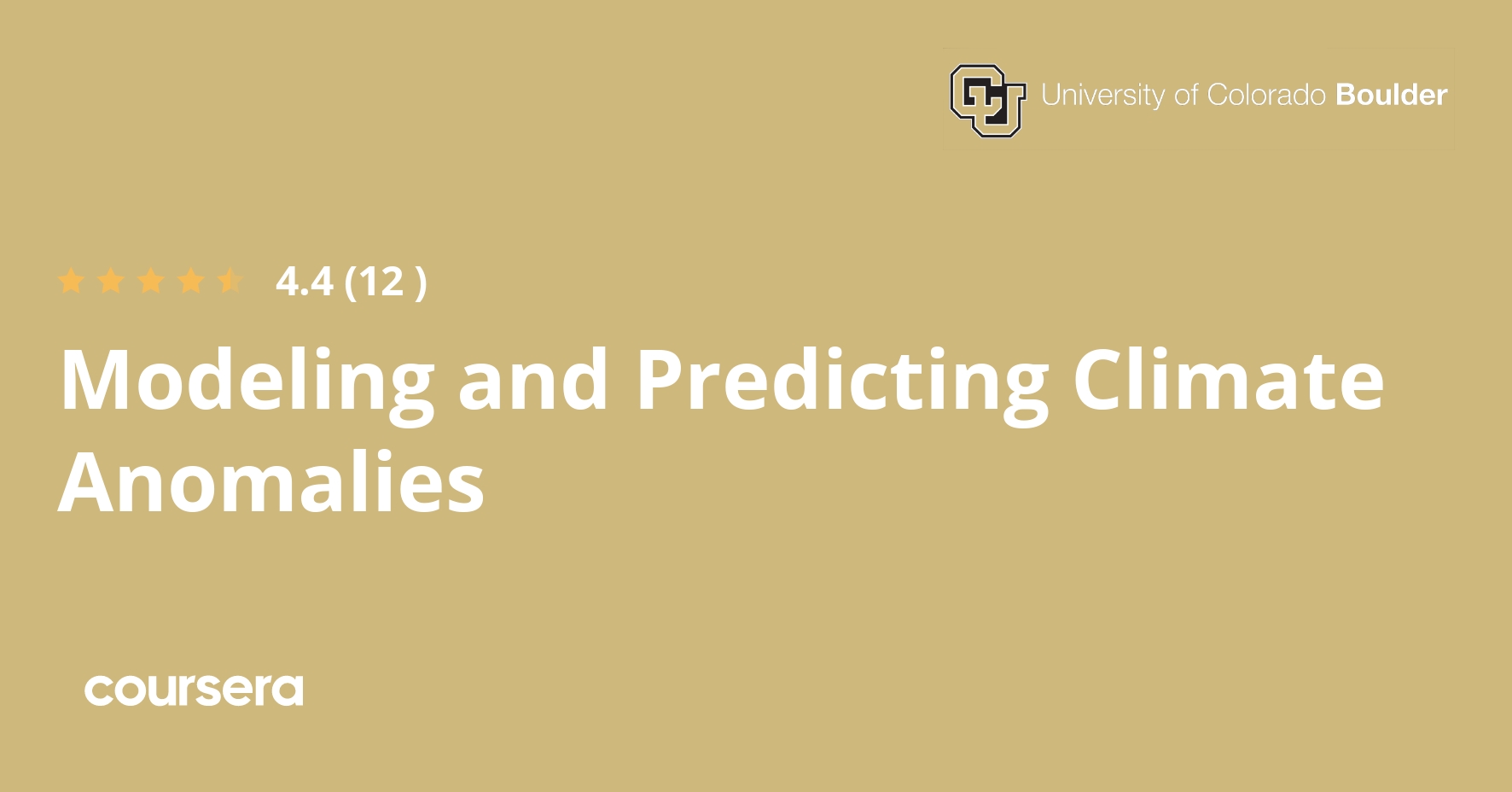 Modeling and Predicting Climate Anomalies