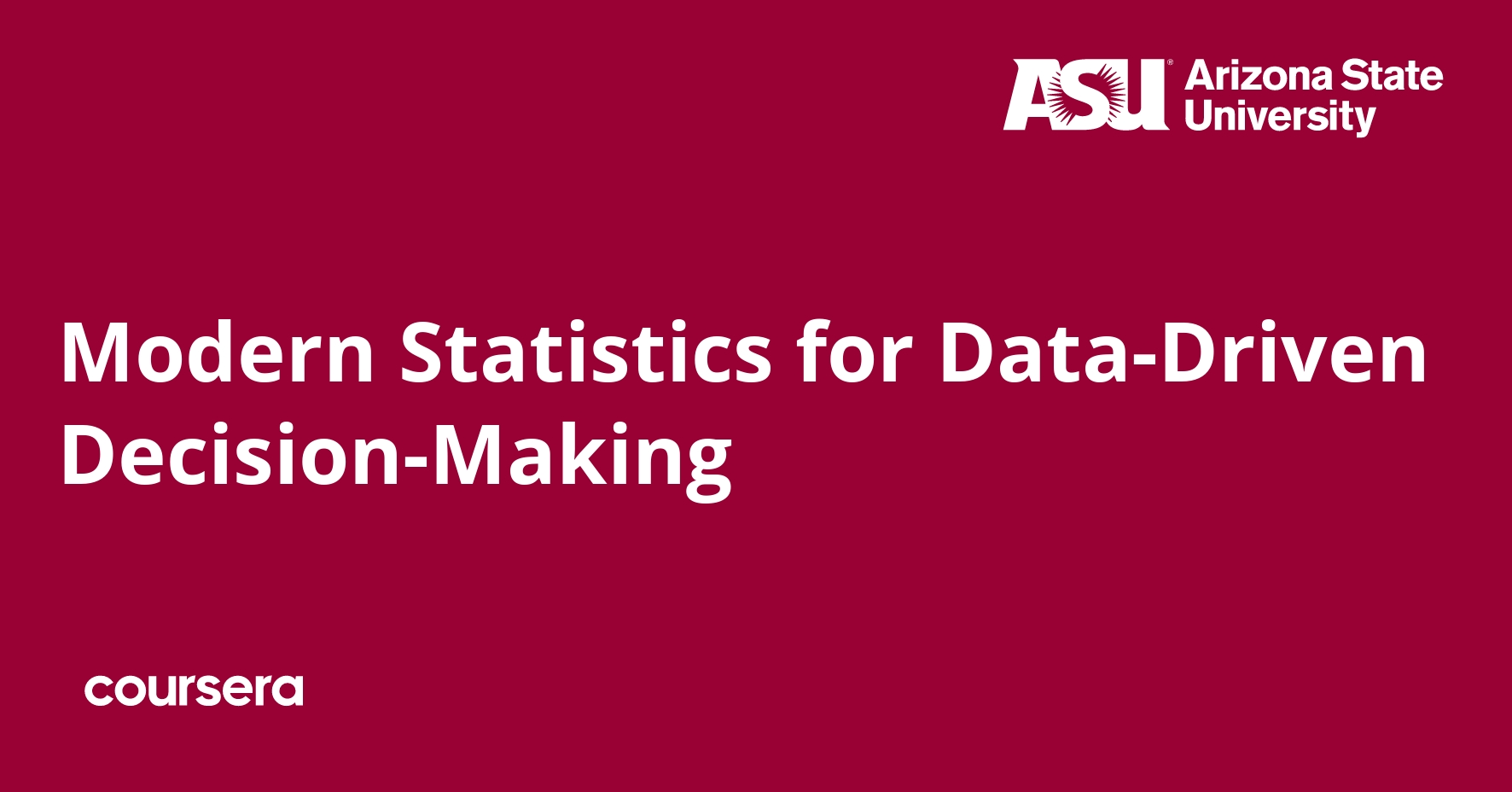 Modern Statistics for Data-Driven Decision-Making