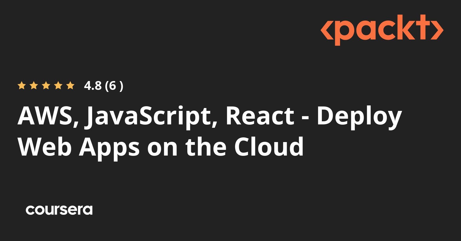 AWS, JavaScript, React - Deploy Web Apps on the Cloud