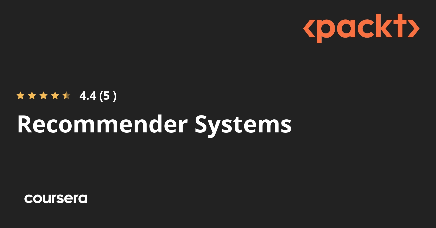 Recommender Systems
