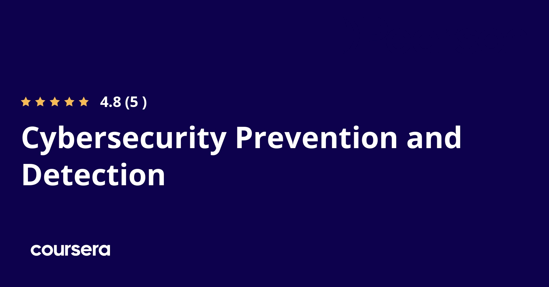 Cybersecurity Prevention and Detection