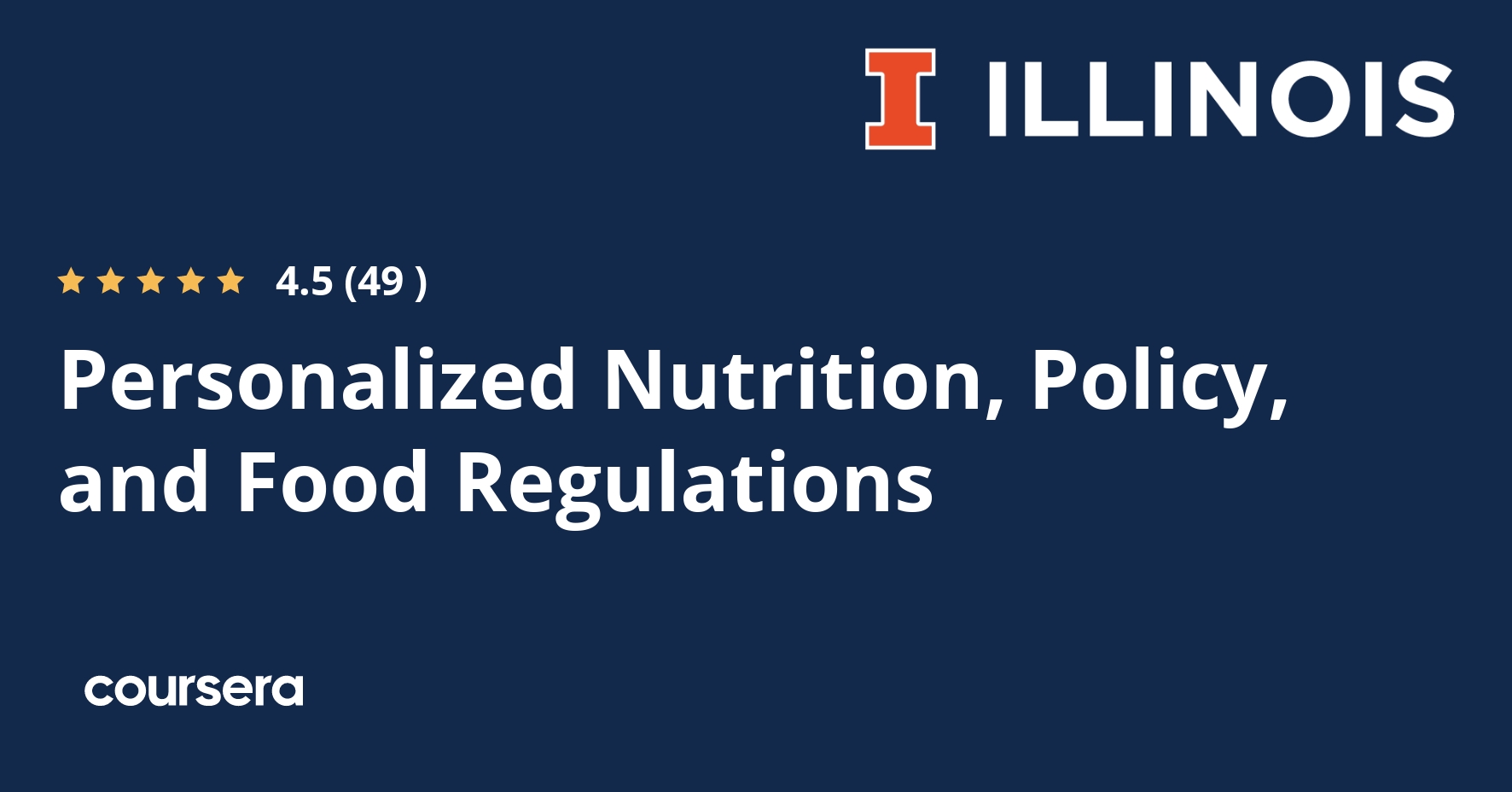 Personalized Nutrition, Policy, and Food Regulations