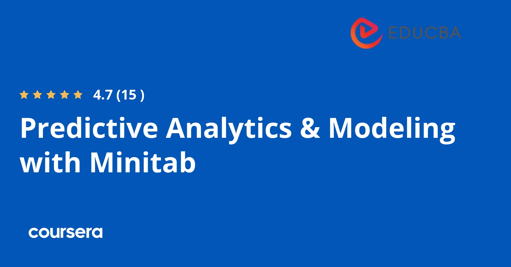 Predictive Analytics & Modeling with Minitab