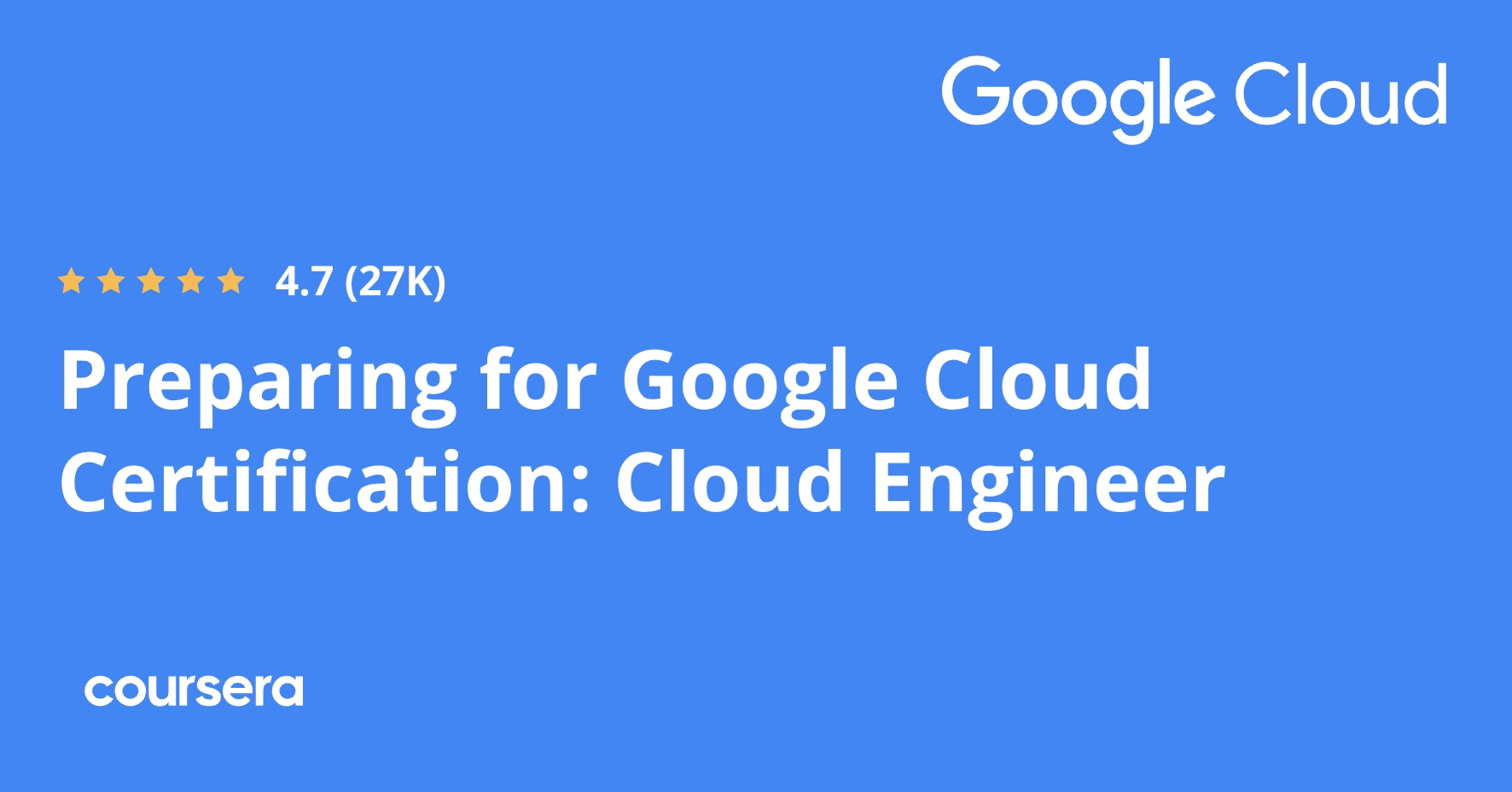 Preparing for Google Cloud Certification: Cloud Engineer | Coursera