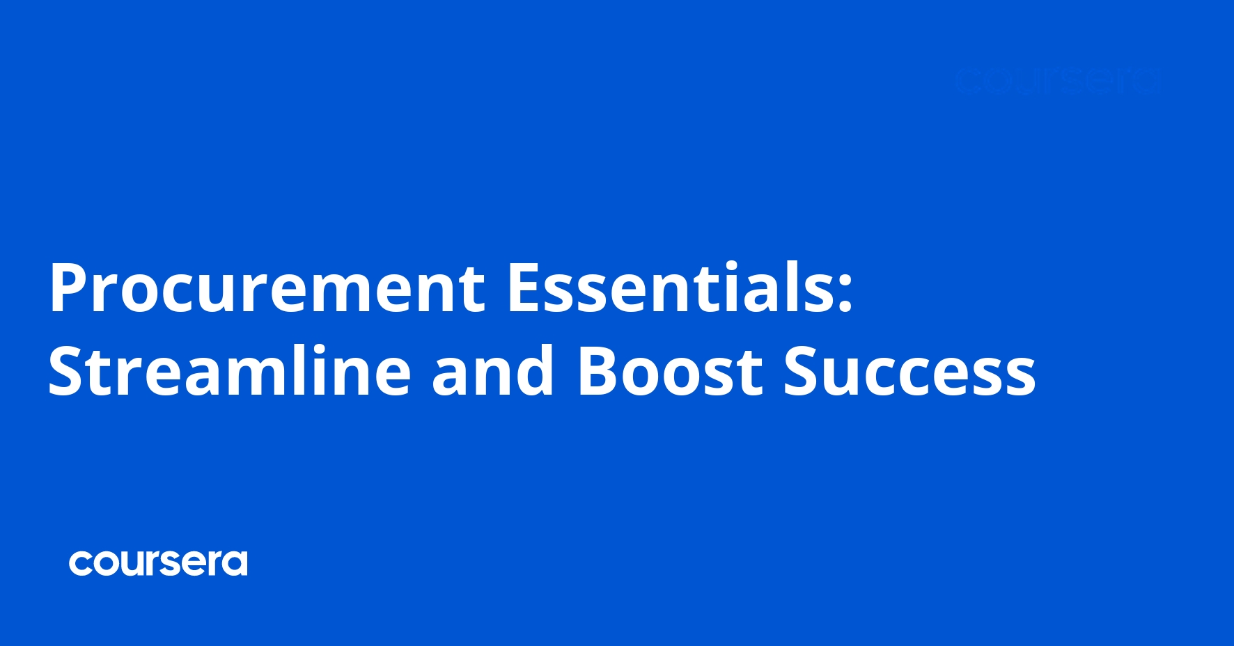 Procurement Essentials: Streamline and Boost Success