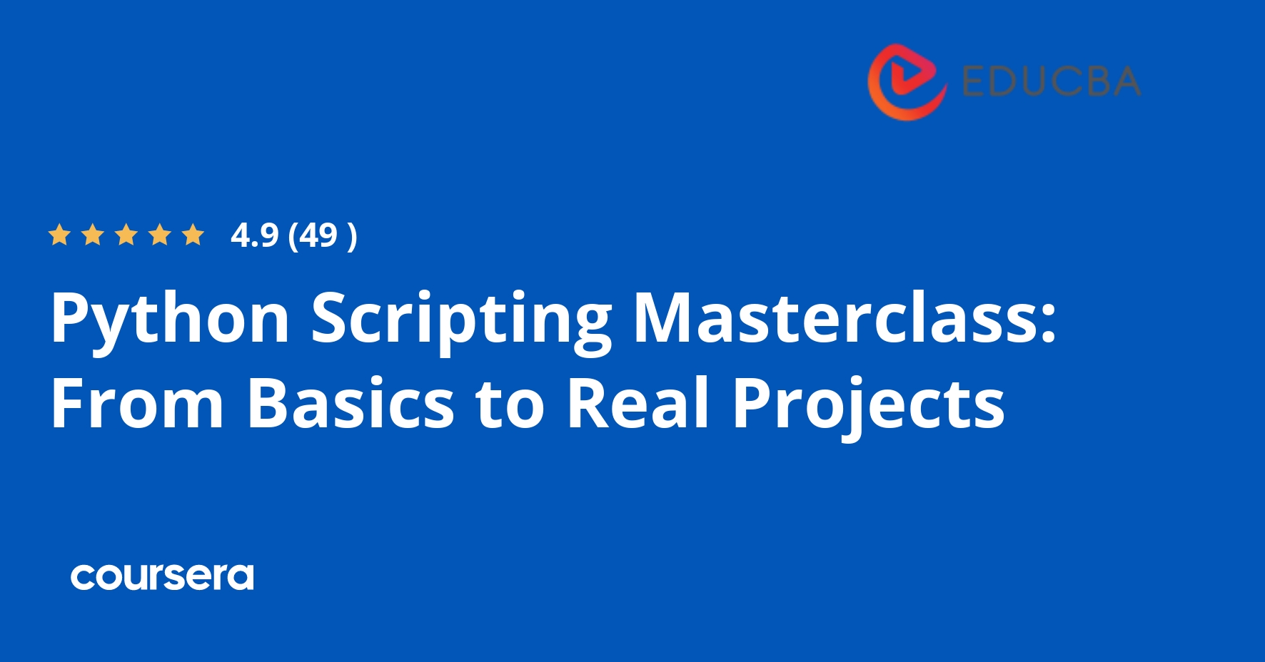 Python Scripting Masterclass: From Basics to Real Projects