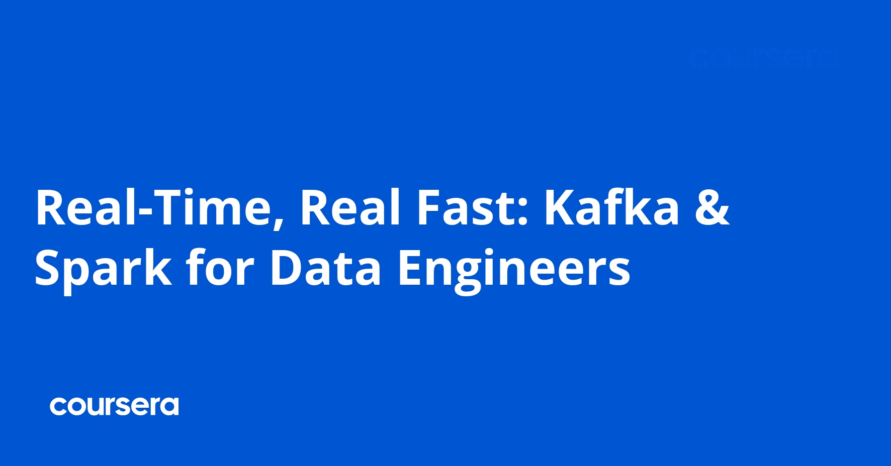 Real-Time Data Engineering with Kafka & Spark