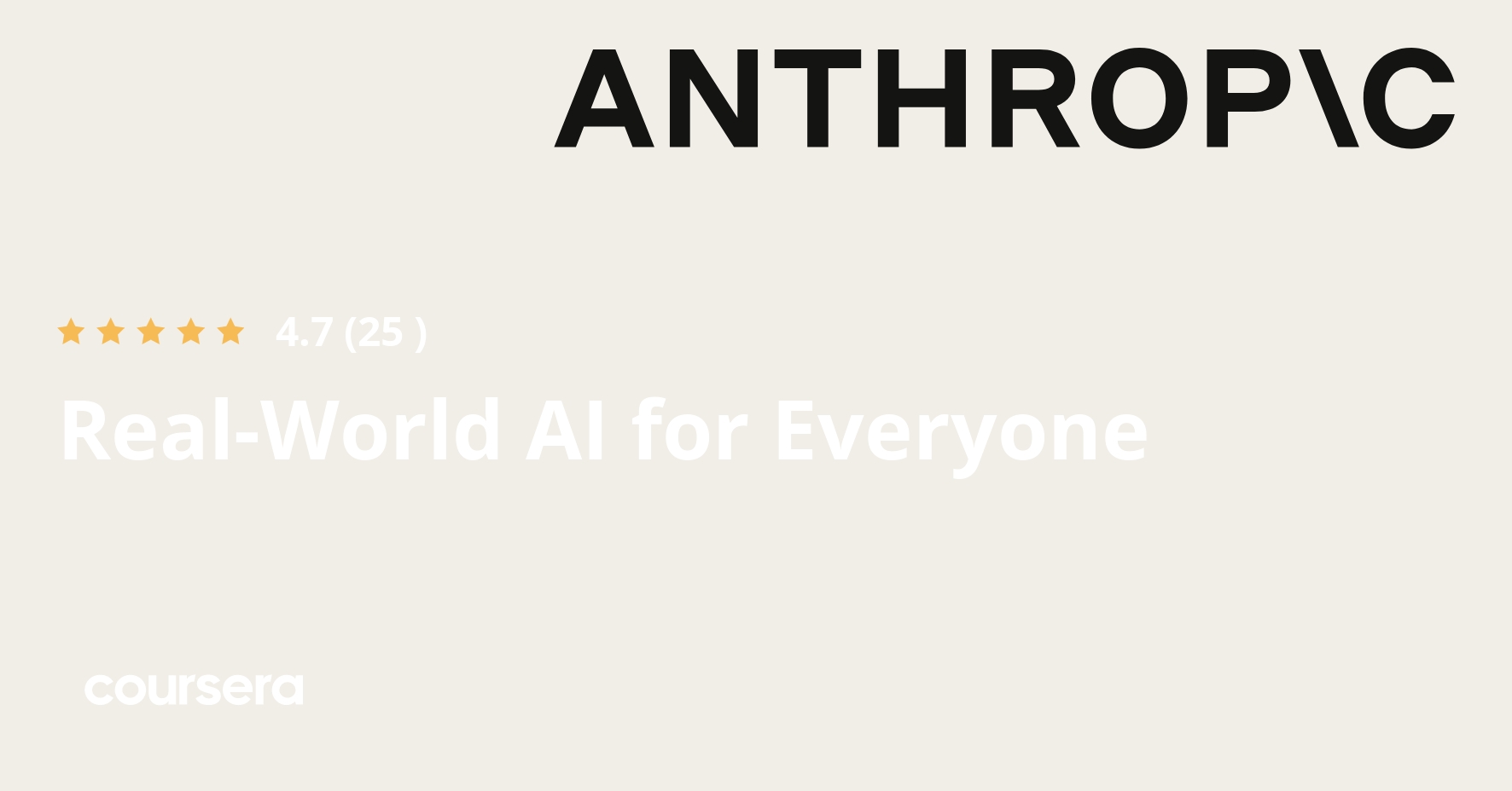 Real-World AI for Everyone