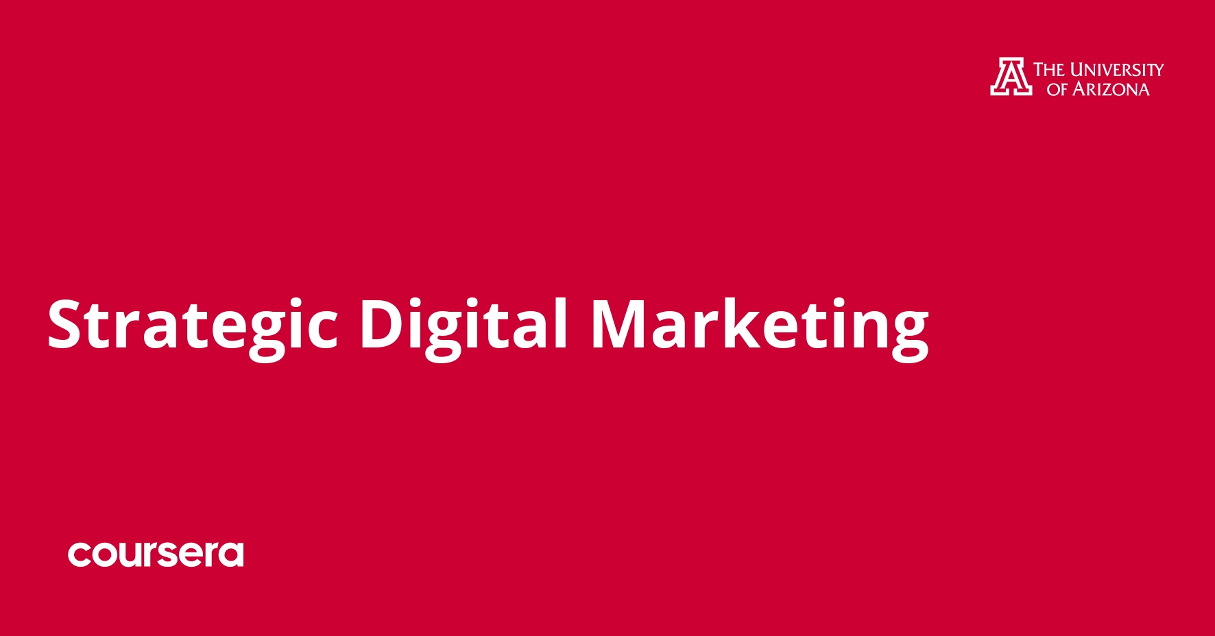 Strategic Digital Marketing