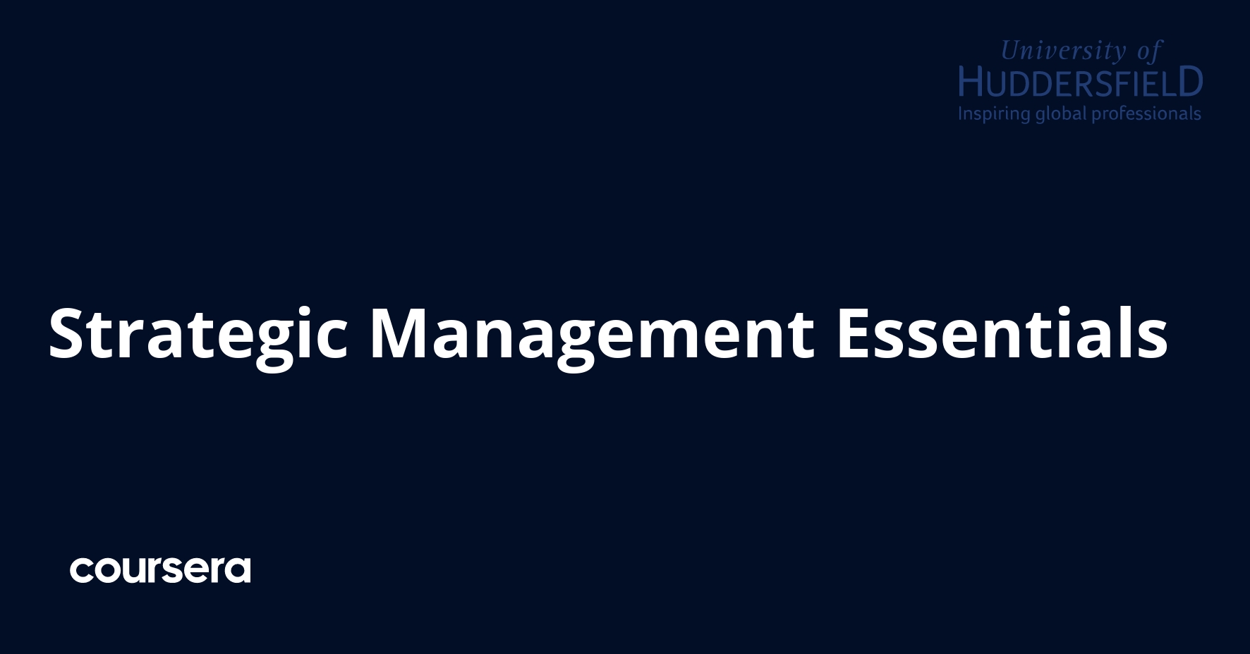 Strategic Management Essentials