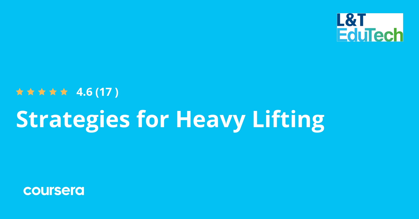Strategies for Heavy Lifting