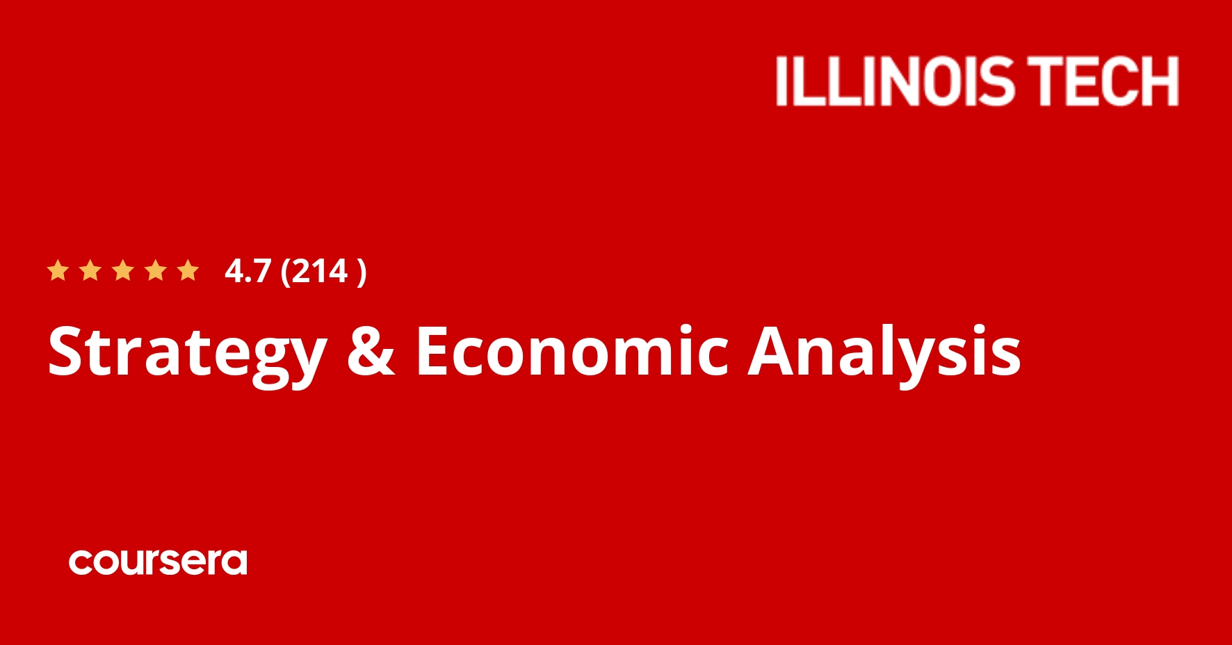 Strategy & Economic Analysis