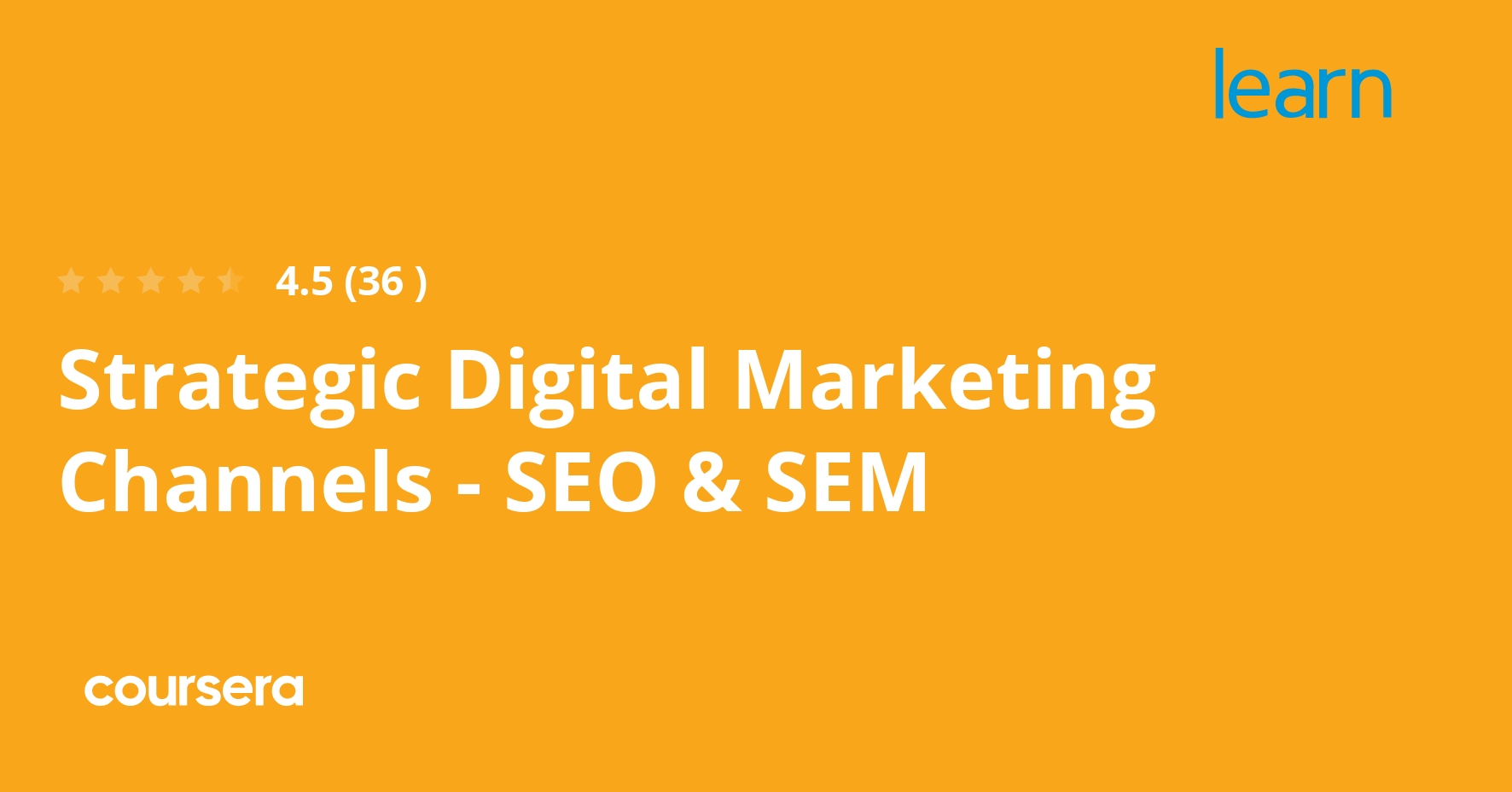Strategic Digital Marketing Channels - SEO & SEM