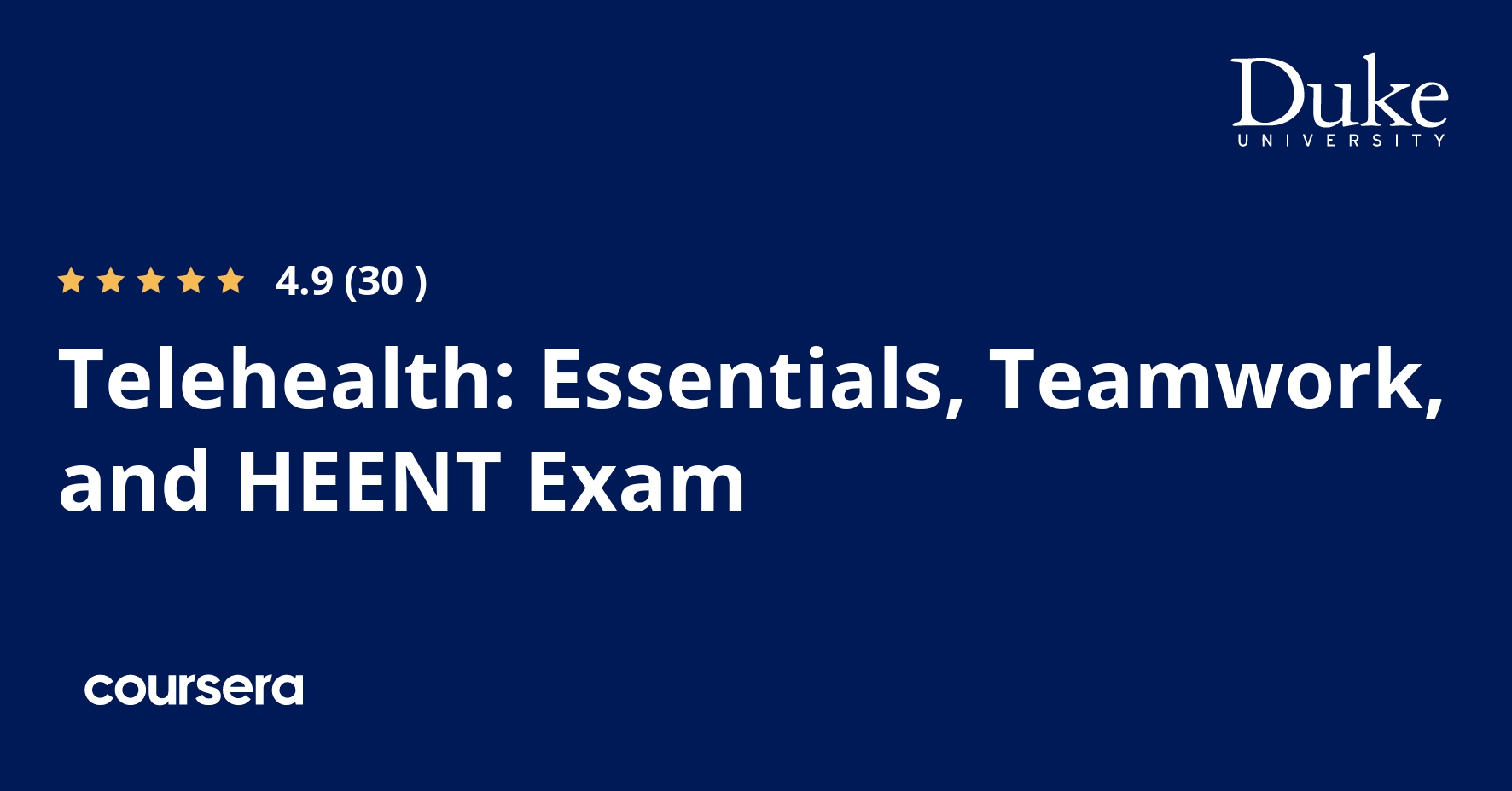 Telehealth: Essentials, Teamwork, and HEENT Exam