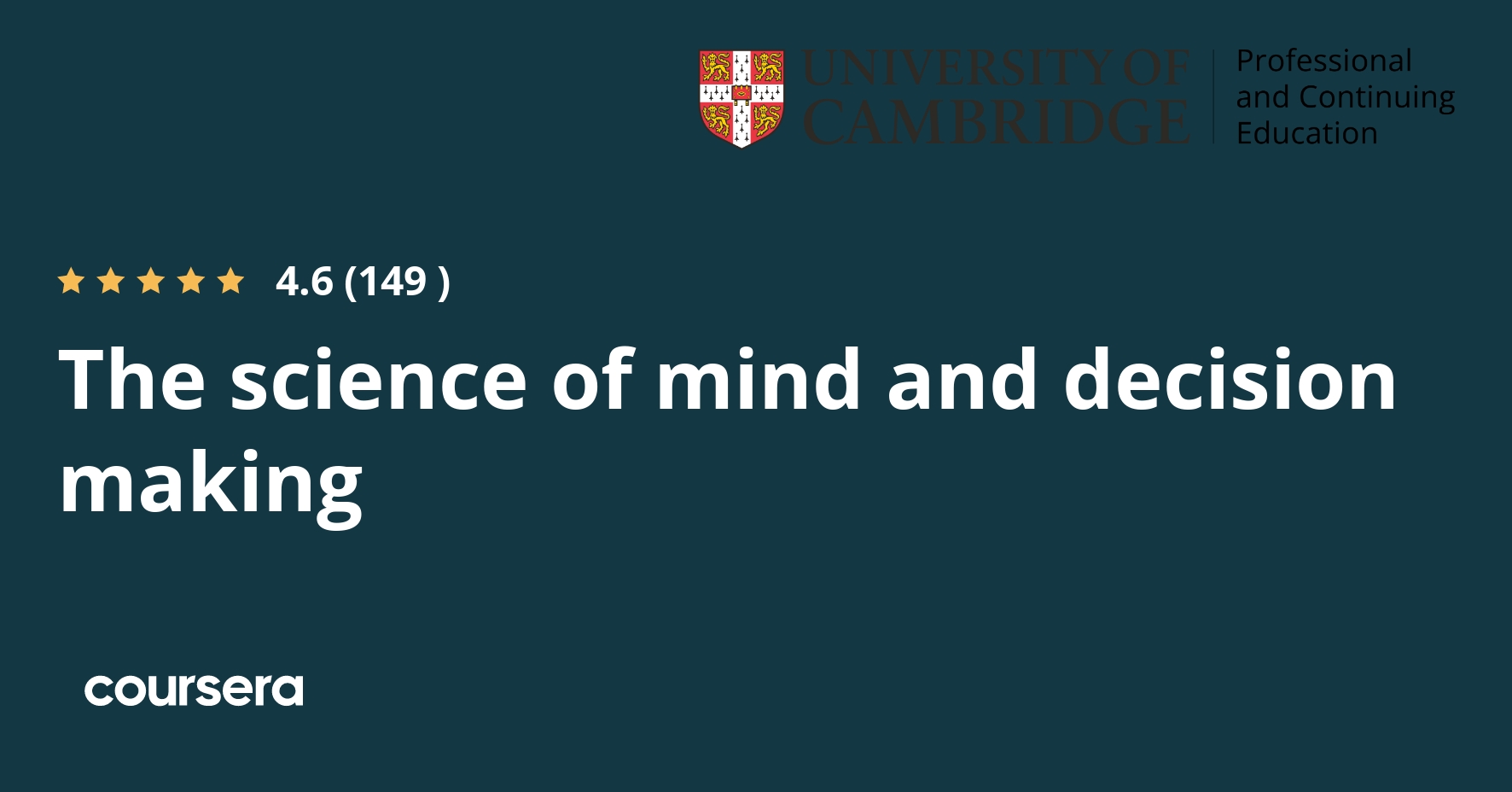 The Science of Mind and Decision Making