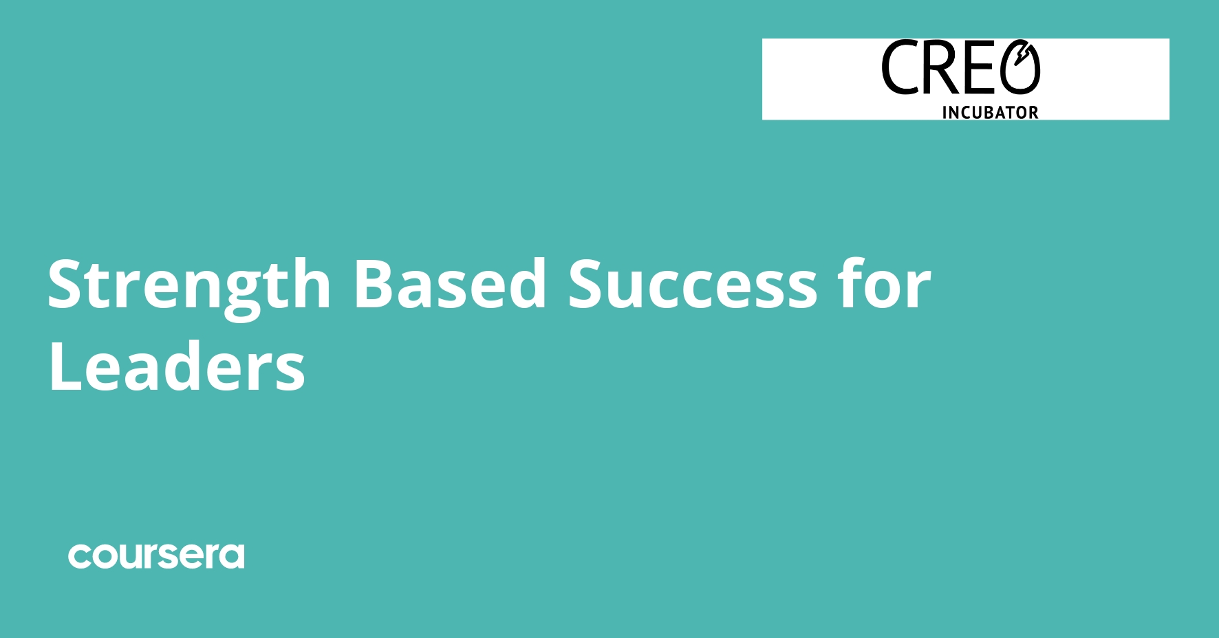 Strength Based Success for Leaders