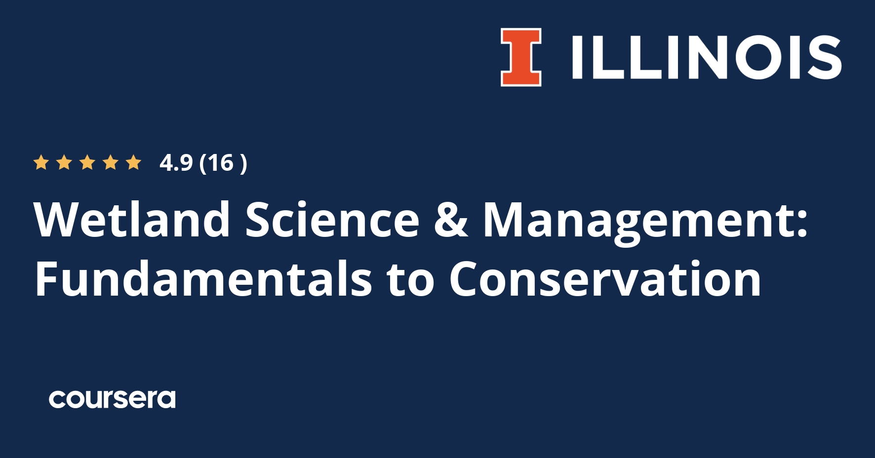 Wetland Science & Management: Fundamentals to Conservation