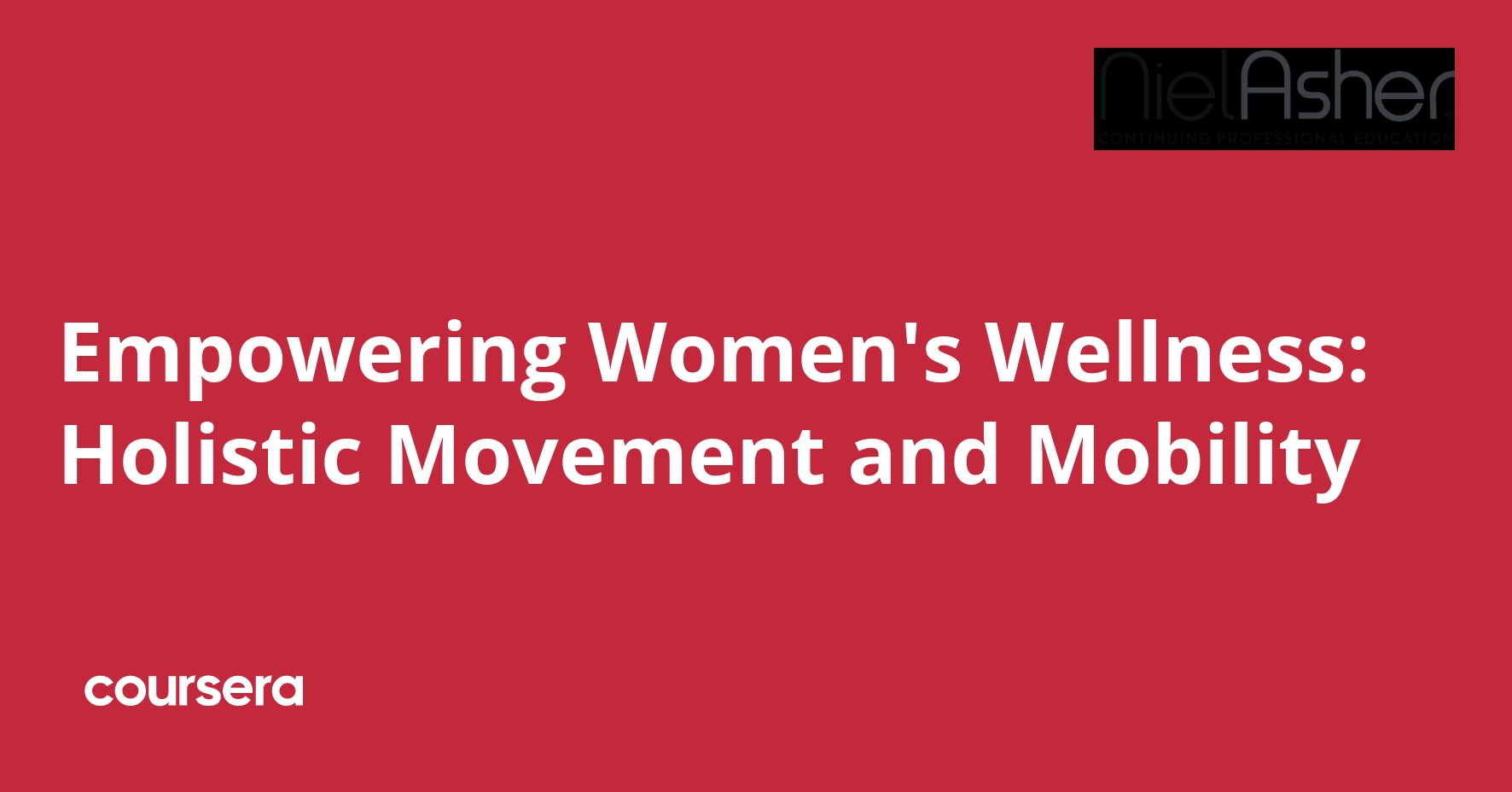 Empowering Women's Wellness: Holistic Movement and Mobility