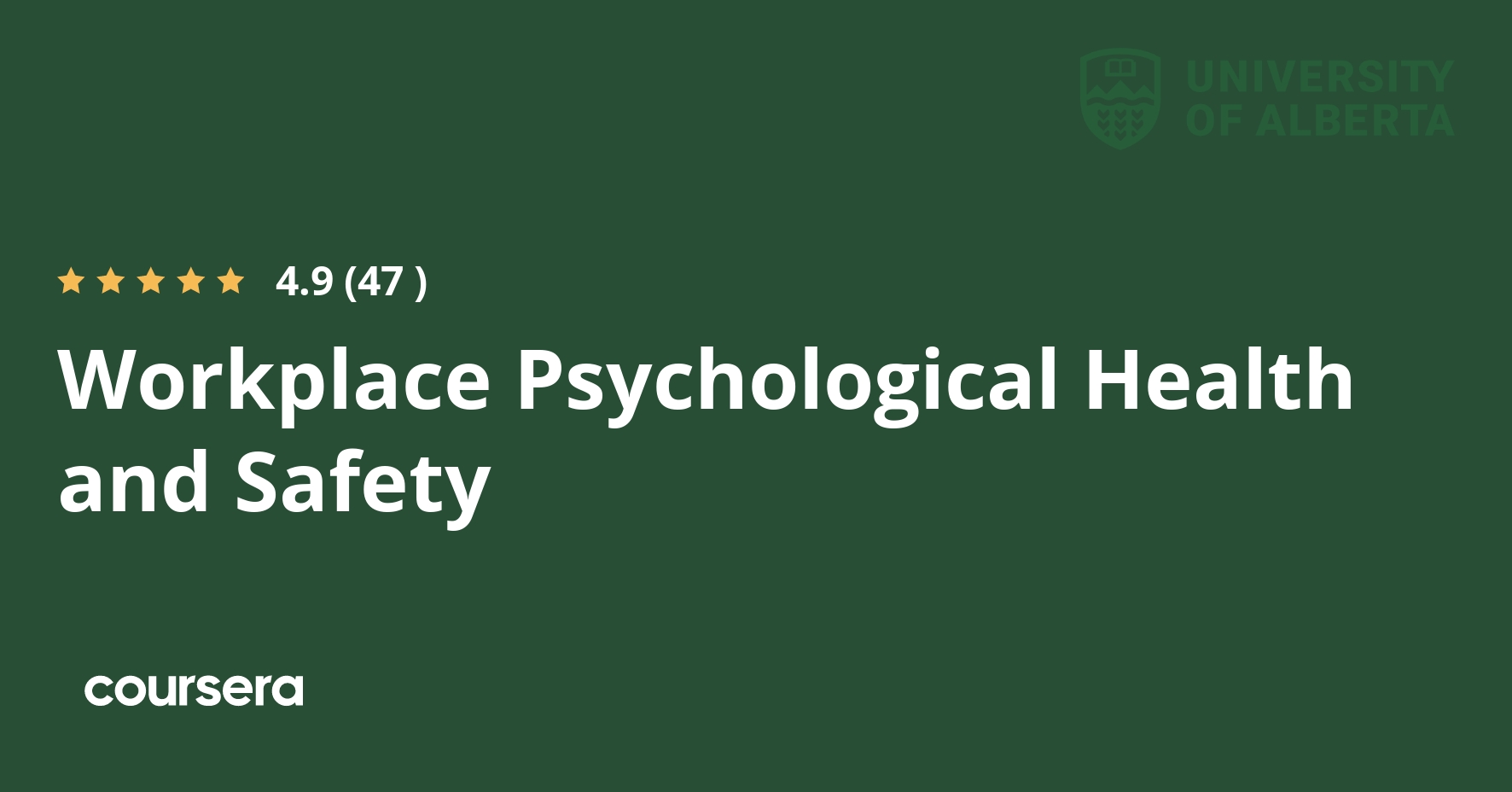 Workplace Psychological Health and Safety