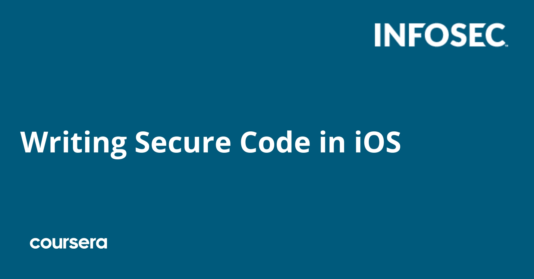 كتابة كود آمن لتطبيقات iOS