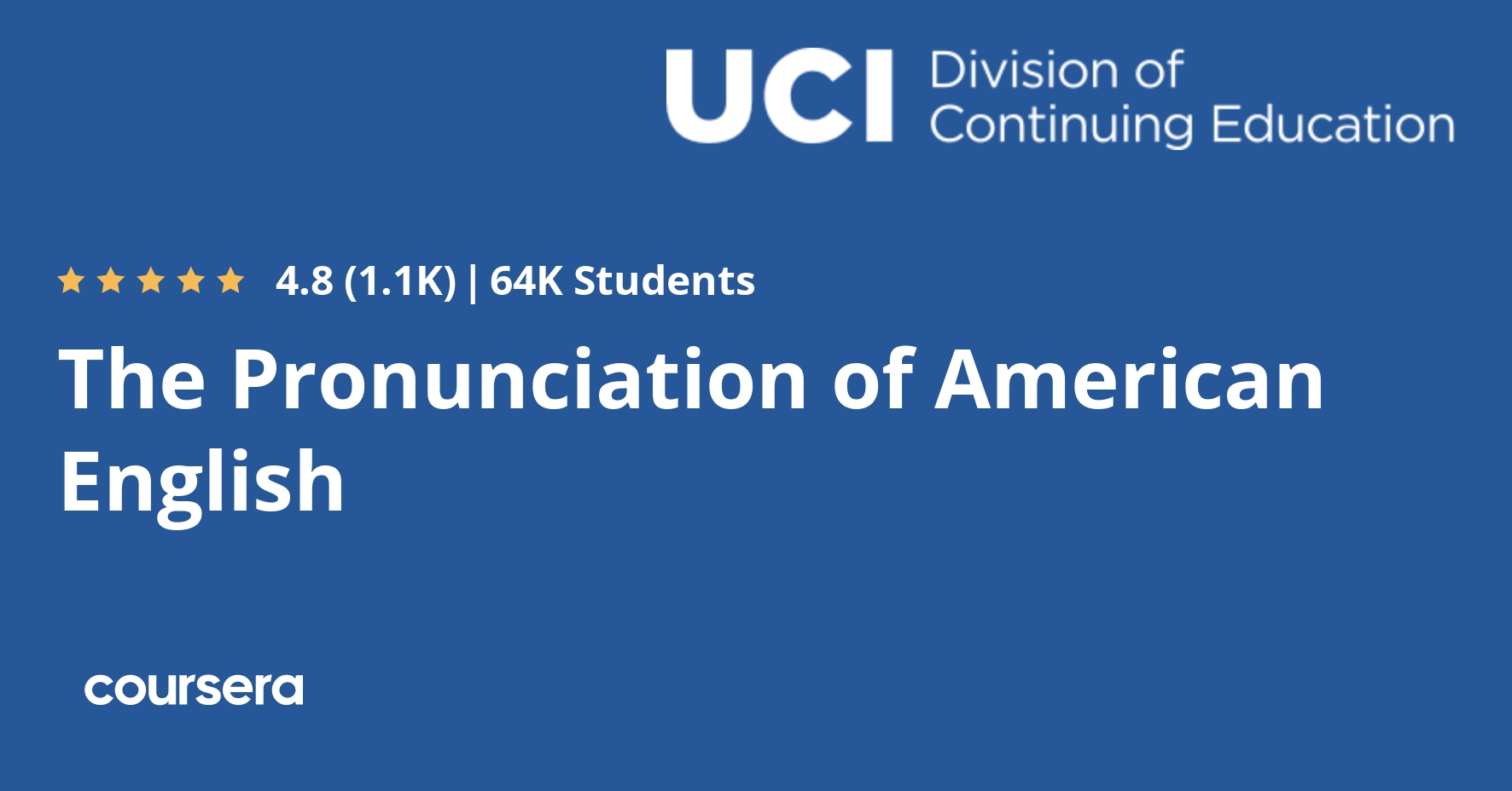 The Pronunciation of American English | Coursera