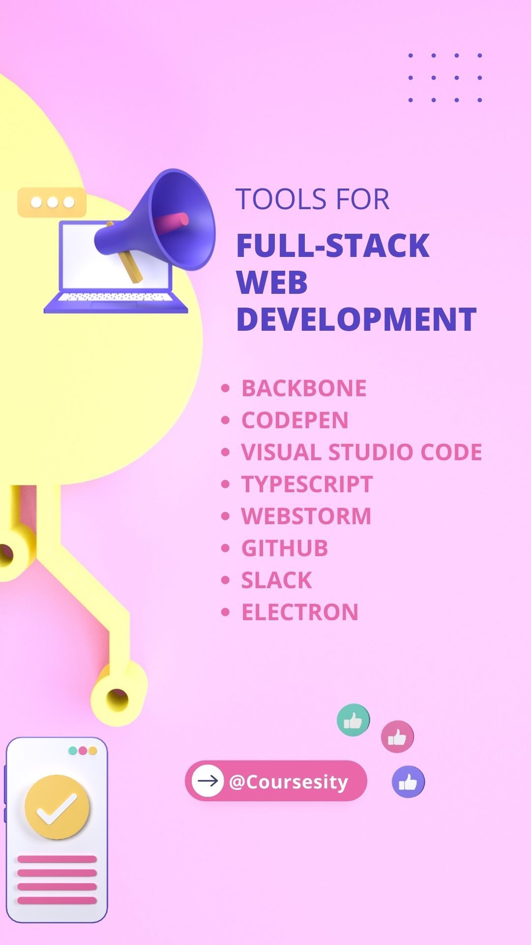 Tools for full-stack web development | best full stack web development certification courses online