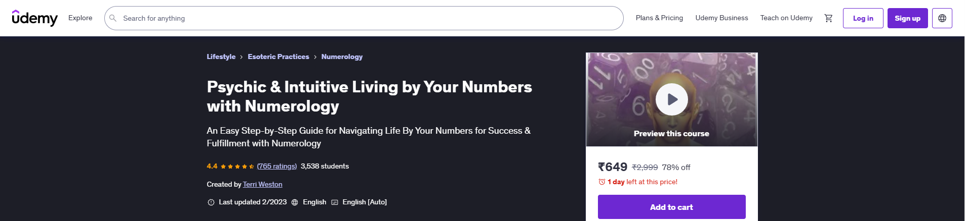 Numerology Certification for Psychics