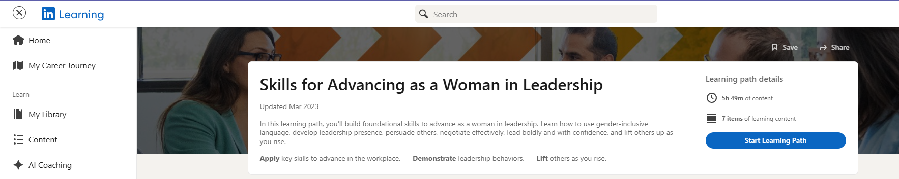 Skills for Advancing as a Woman in Leadership