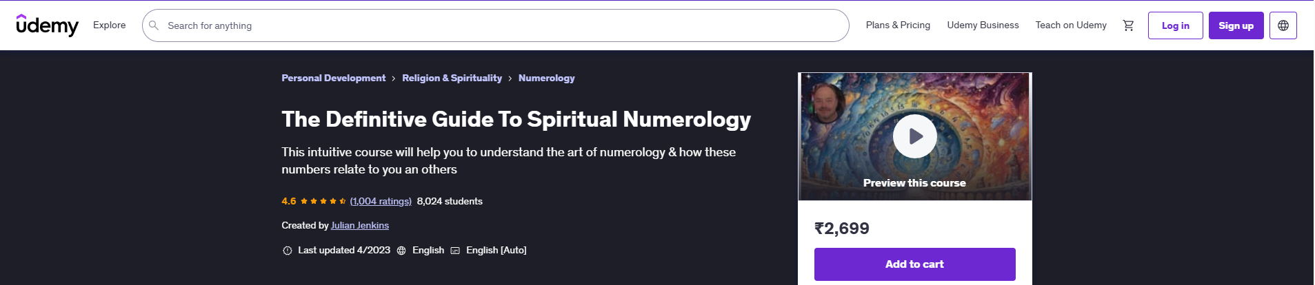 Learn Spiritual Numerology Online