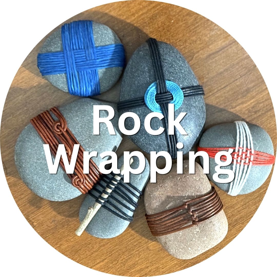 Rock Wrapping Class | Annandale Art and Textile Center
