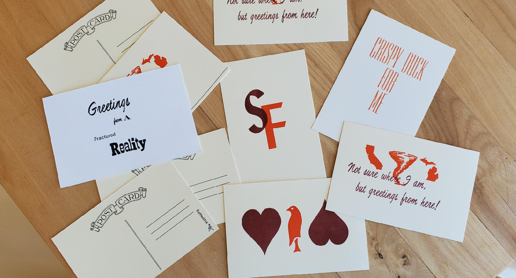 Tabletop Letterpress: Postcard Edition at San Francisco Center for the Book