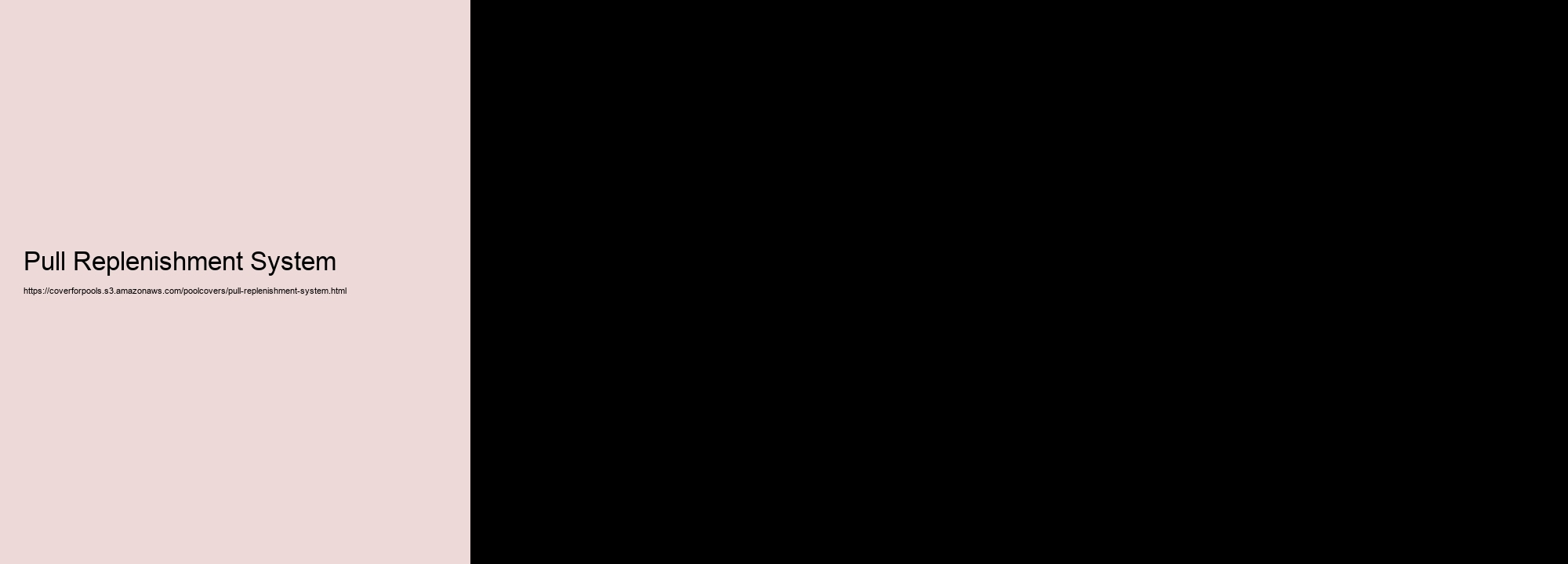 Pull Replenishment System