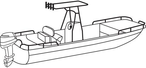 Center Console Boat Clip Art Sketch Coloring Page
