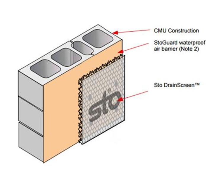 48 in x 62 1/2 ft Sto Corp 81208 DrainScreen 6mm at Cowtown Materials, Inc.