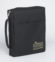 The Lutheran Study Bible Cover - Black - Regular Size