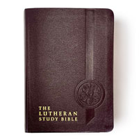 The Lutheran Study Bible - Compact Sangria Bonded Leather