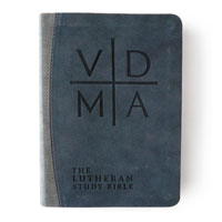 The Lutheran Study Bible - Compact DuoTone Blue/Gray