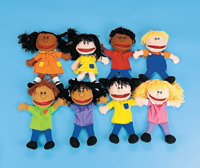 Títeres Ana y Agustín (Ana and Agustin puppets) (puppets will vary)