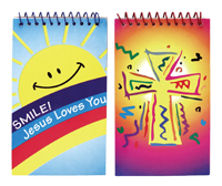 Religious Spiral Notebooks (Pack of 12)