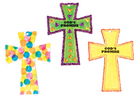 God's Promise Cross Craft (Pack of 12)