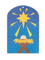 Jesus Is Born Sand Art (Craft, Pack of 12) - VBS