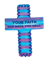 Jesus Heals Lacing Cross (Craft, Pack of 12) - VBS