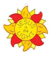 Jesus is the Light Suncatcher Craft (Pack of 12) - VBS